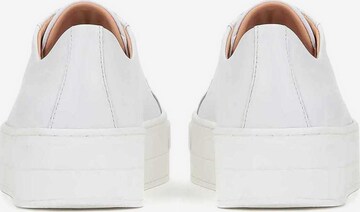 Baskets basses Kazar en blanc