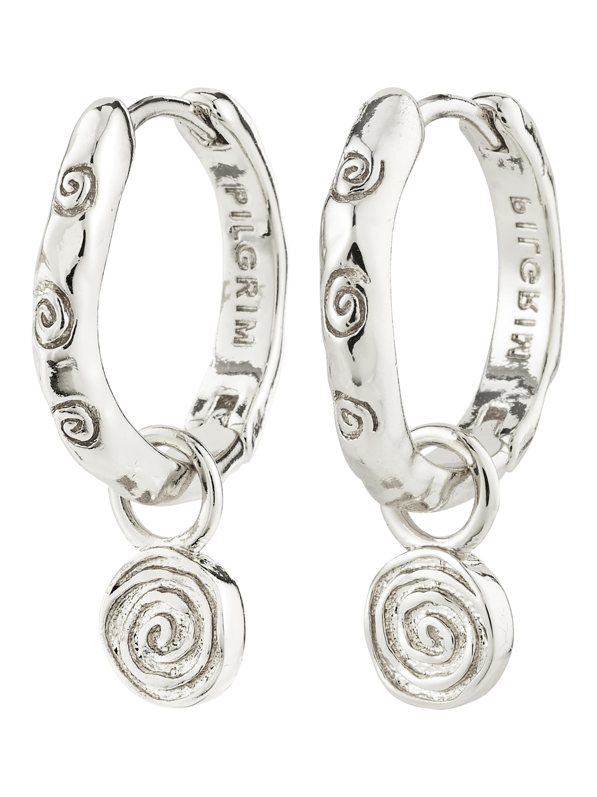 Pilgrim Kolczyki 'Fire' w kolorze srebrnym, Podgląd produktu