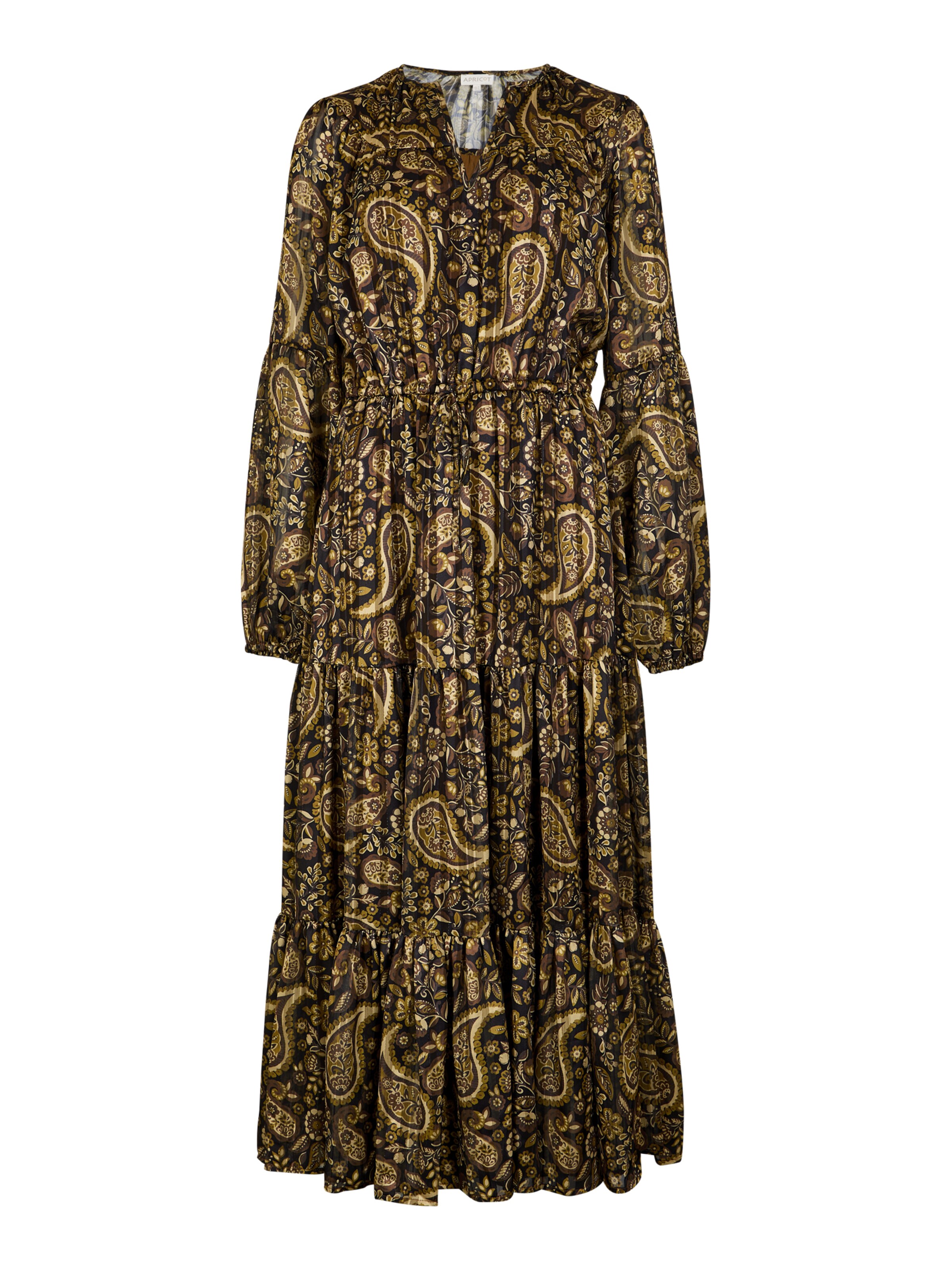 Robe ' ' Apricot en noir : devant