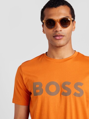 BOSS T-Shirt 'Thinking 1' in Orange