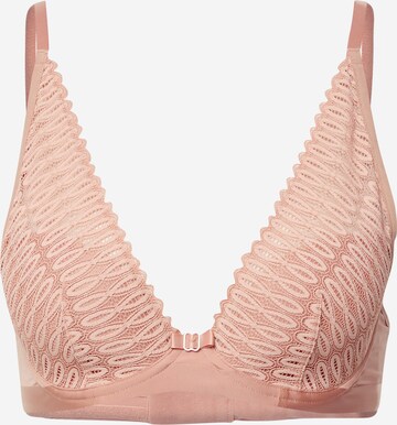 TRIUMPH Triangle Bra 'Aura Spotlight' in Pink: front