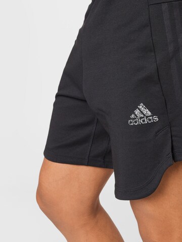 ADIDAS SPORTSWEAR Štandardný strih Športové nohavice - Čierna