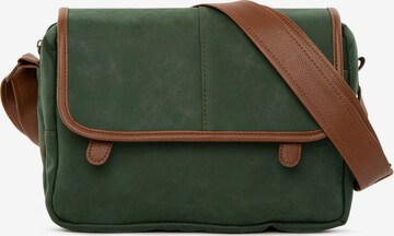 BagMori Crossbody Bag in Green: front