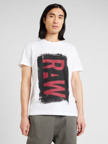 G-Star RAW T-shirt i vit: framsida