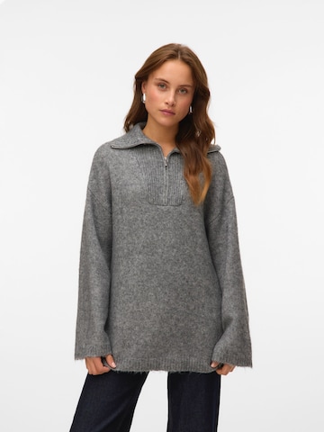 VERO MODA Sweater 'VMMIRLA' in Grey: front
