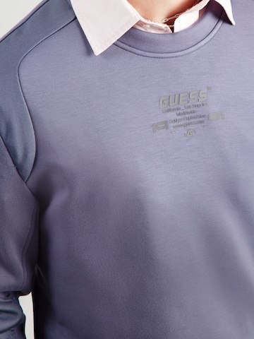 GUESS Urheilullinen collegepaita 'RYOTA' värissä sininen