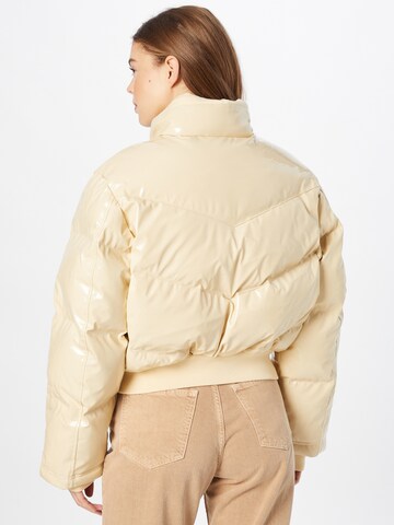 DIESEL Winter Jacket 'CREMA' in Beige