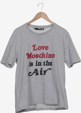 Love Moschino Shirt in XXXL in Grey: front