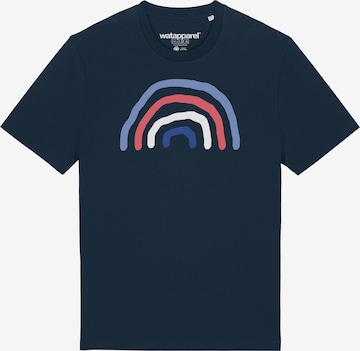 T-Shirt ' Regenbogen ' Watapparel en bleu : devant