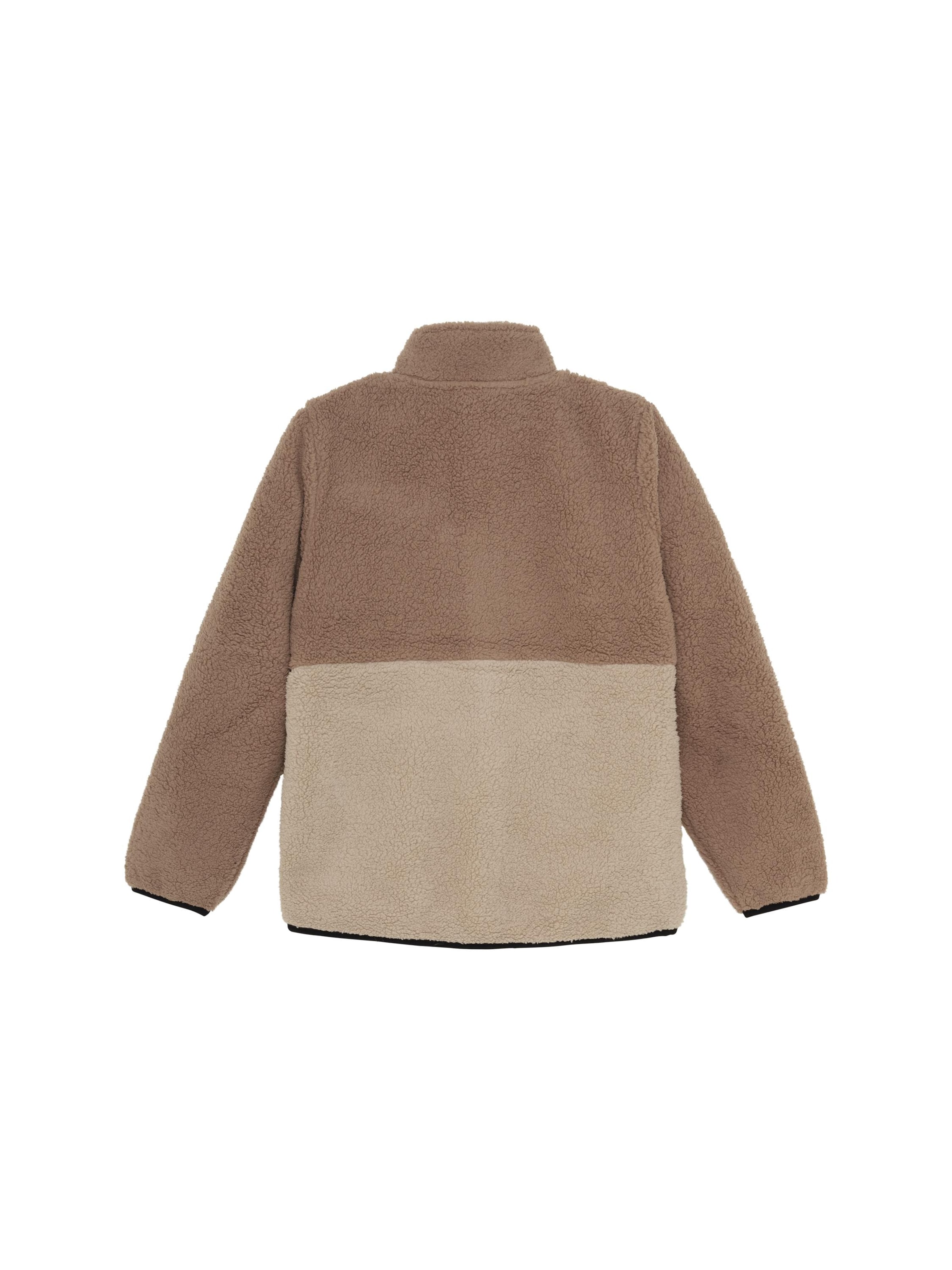 COLOR KIDS Plüschjacke ' COFleece ' in Grün