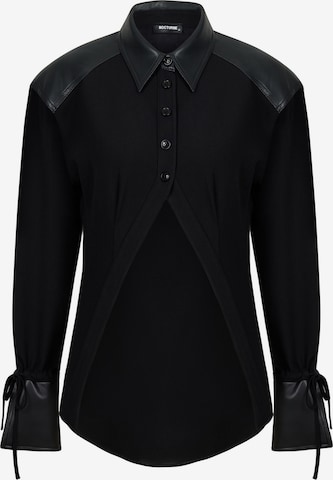 NOCTURNE Bluse in Schwarz: predná strana