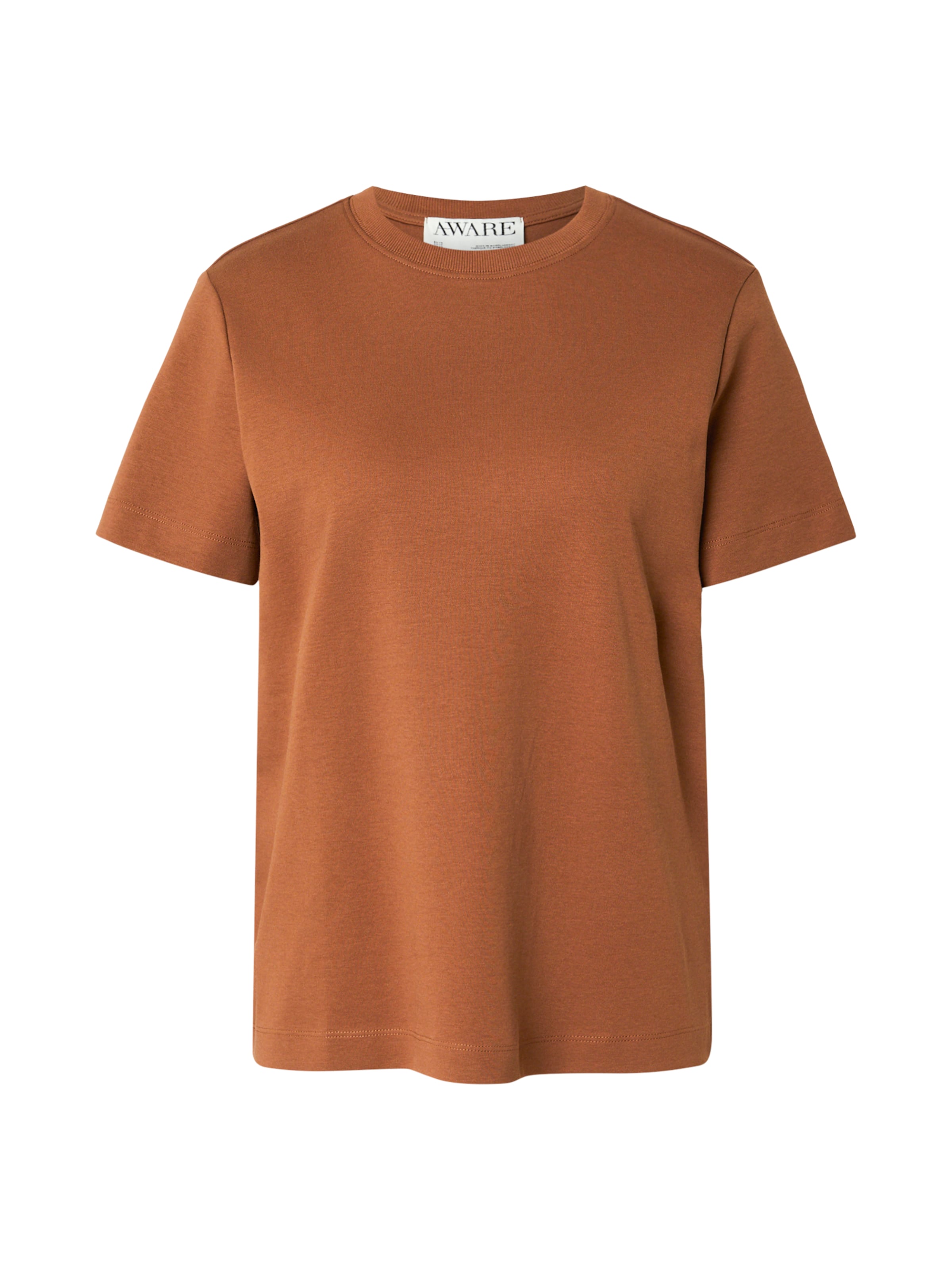 Aware Shirt in Brown: front