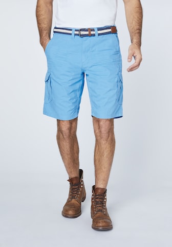 Oklahoma Jeans Regular Shorts in Blau: predná strana