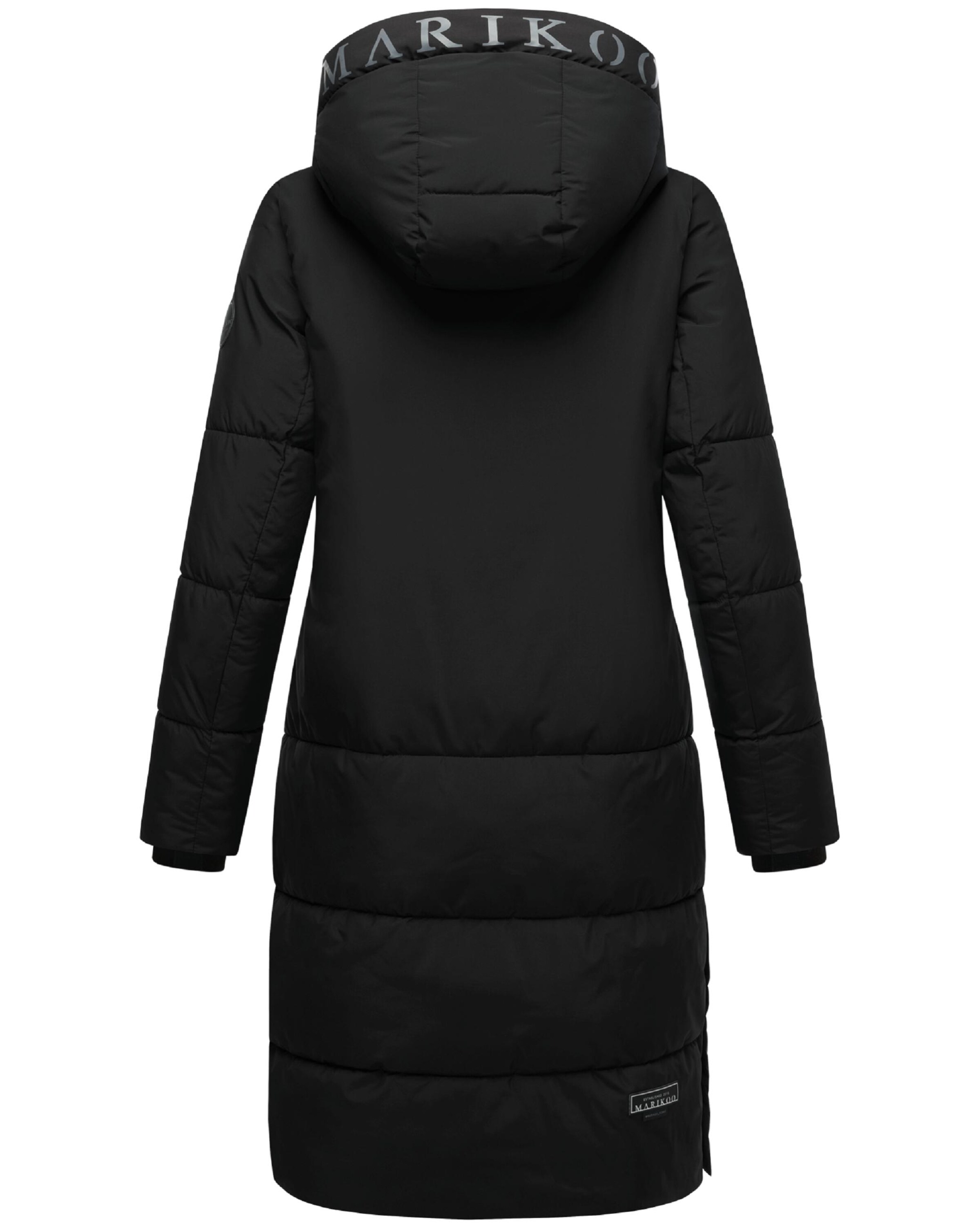 MARIKOO Зимнее пальто в Черный