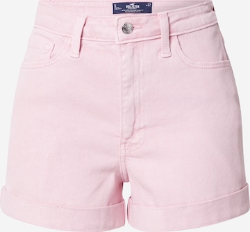 HOLLISTER Slimfit Shorts in Pink: predná strana