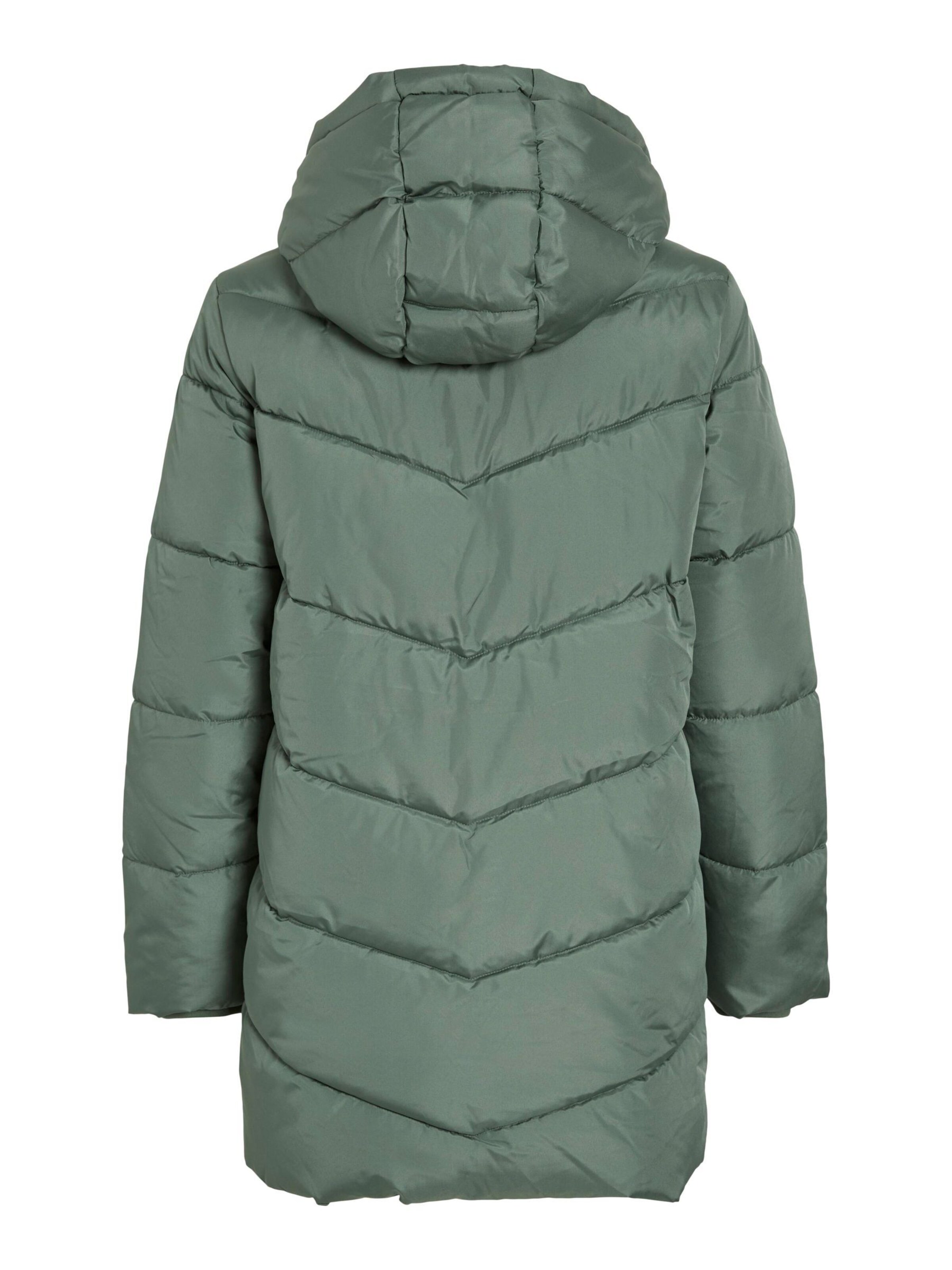VILA Winter Coat 'VIMilja' in Green