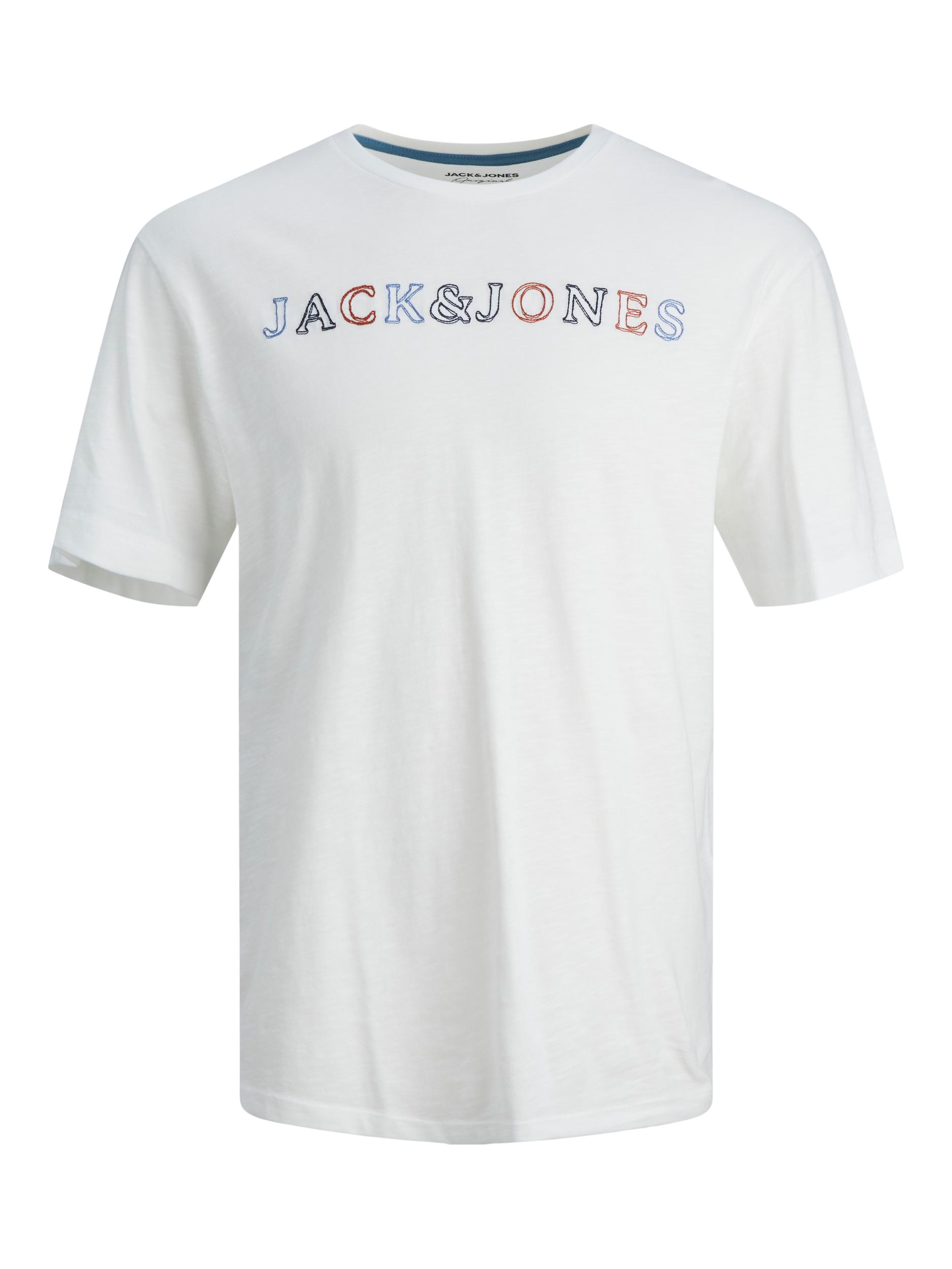 JACK & JONES Koszulka Art w kolorze Białym 