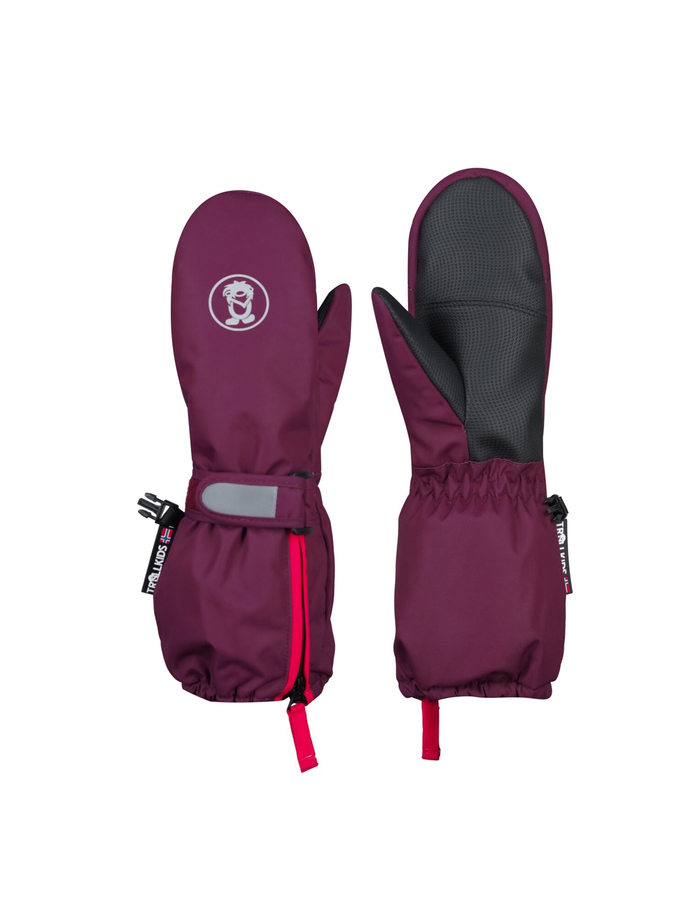 TROLLKIDS Gloves in Brown: front