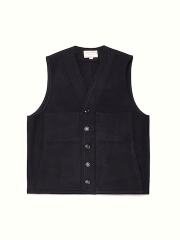 Filson Vest 'Mackinaw Wool Vest Navy' in Blue: front