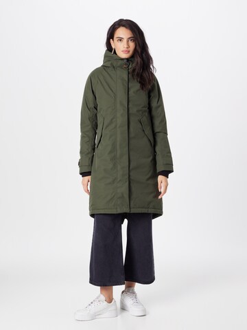 Didriksons Raincoat in Green: front