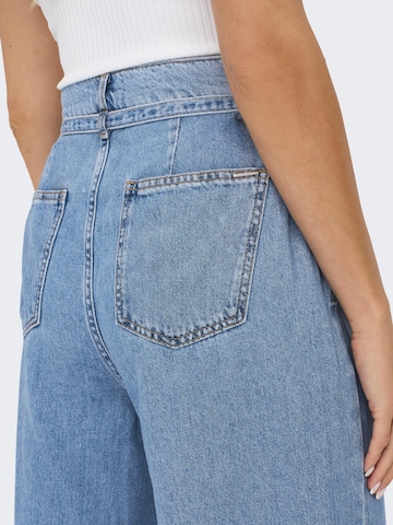 ONLY Wide Leg Jeans 'Emma' in Blau