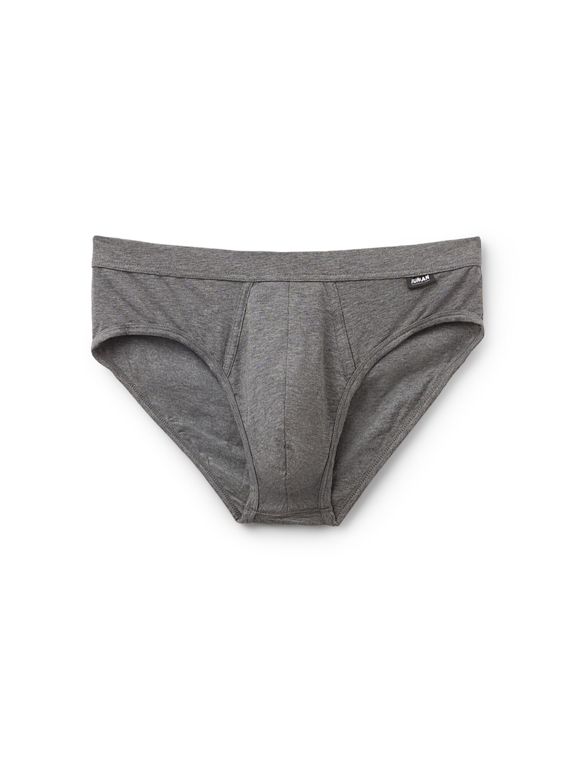 IUMAN Intimissimi Uomo Slip in Grau: Vorderseite