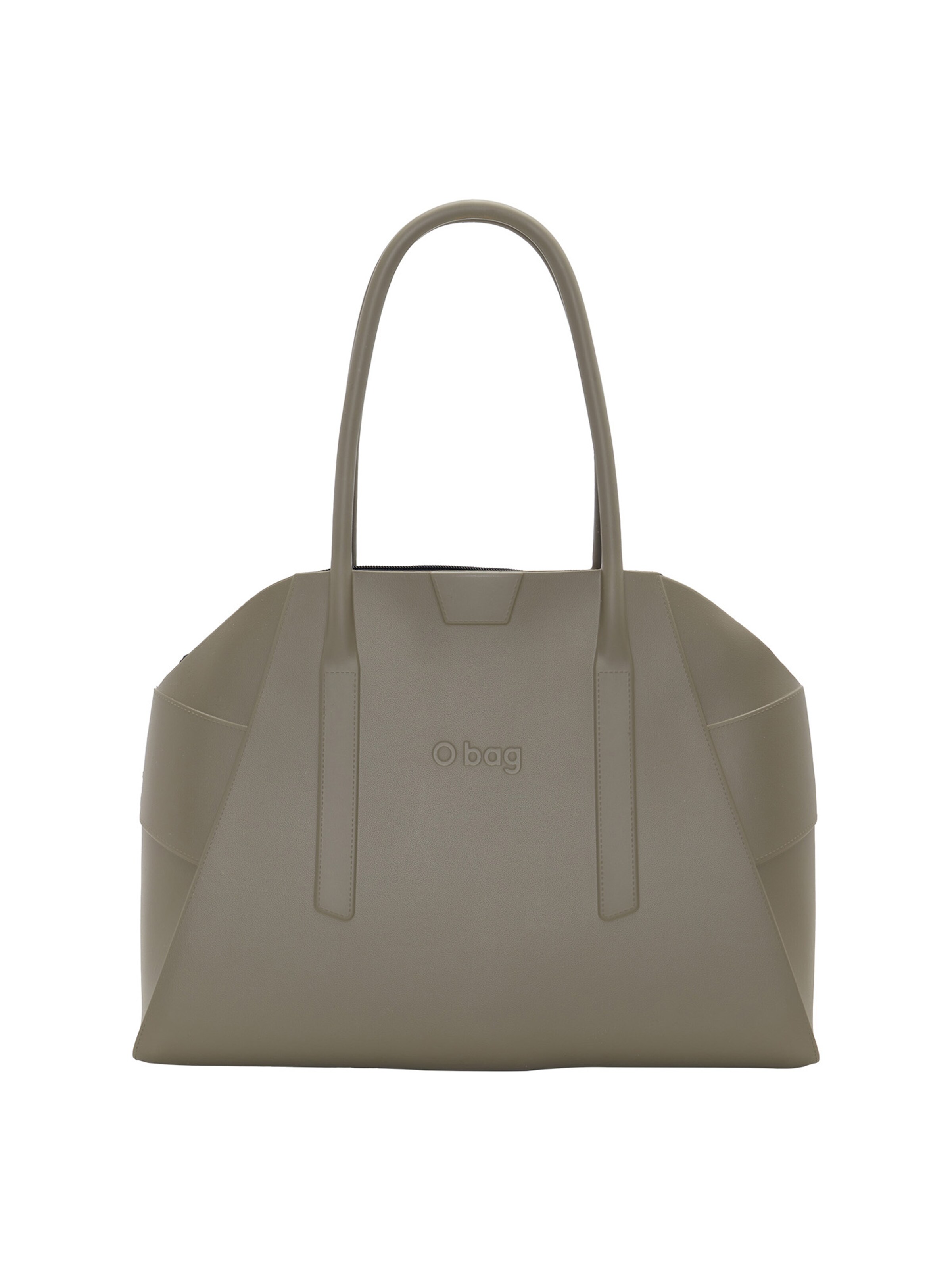O bag Shoulder Bag in Grey: front
