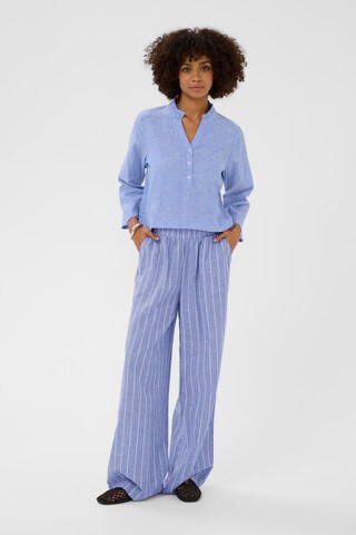CULTURE Loose fit Trousers in Blue