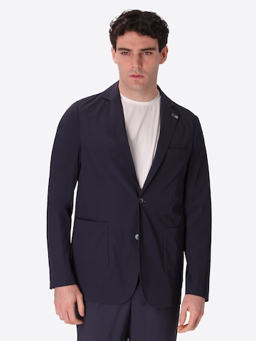 Coupe regular Veste de costume 'Sequoia' Distretto12 en bleu : devant