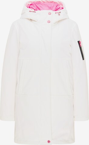 MYMO Winter Coat in White: front