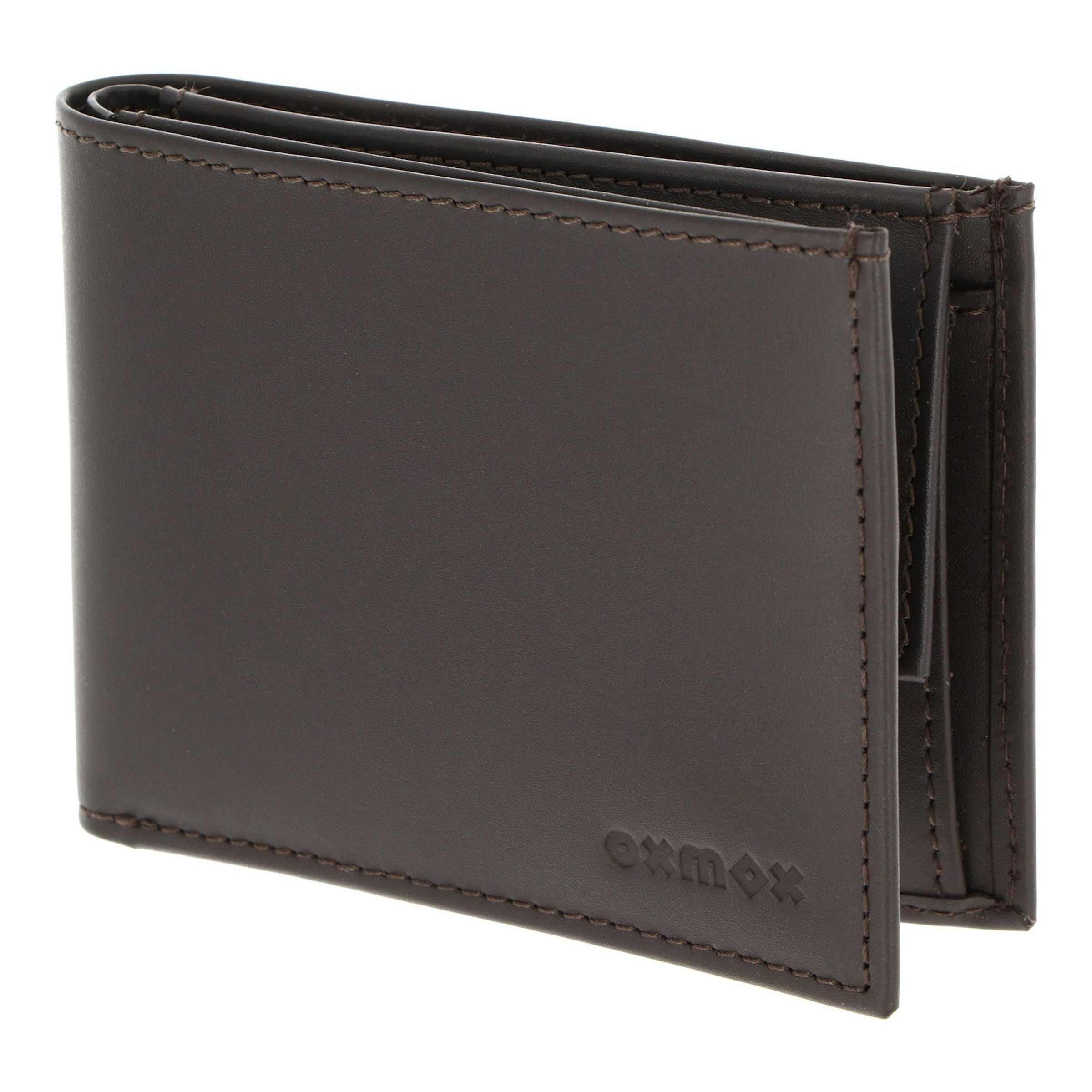 Porte-monnaies OXMOX en marron : devant