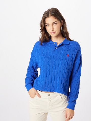 Pull-over Polo Ralph Lauren en bleu : devant