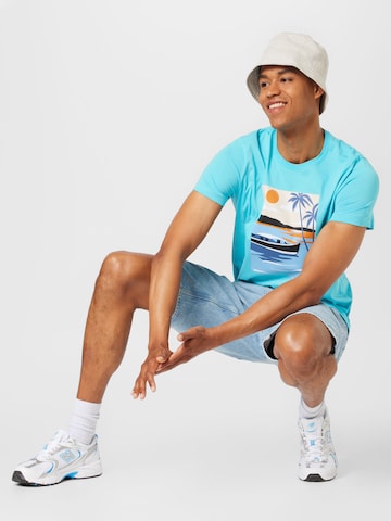 WESTMARK LONDON T-Shirt 'View Boat' in Blau