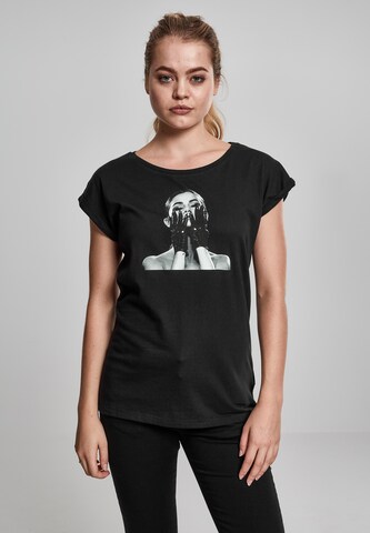 Merchcode Shirt 'Selena Gomez' in Zwart: voorkant
