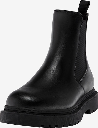 Pull&Bear Chelsea Boots en noir, Vue avec produit