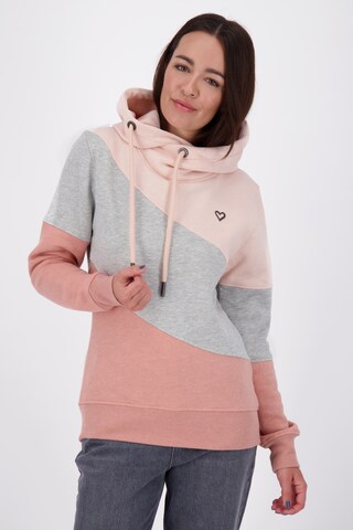 Alife and Kickin Sweatshirt 'StacyAK' in Roze: voorkant