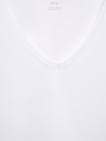 MANGO Paita 'CHALAPI' värissä valkoinen