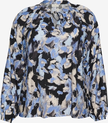 KAFFE CURVEBluza 'KC Toria' - plava boja: prednji dio