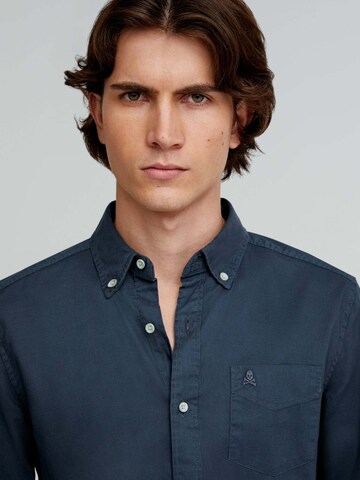 Coupe regular Chemise Scalpers en bleu