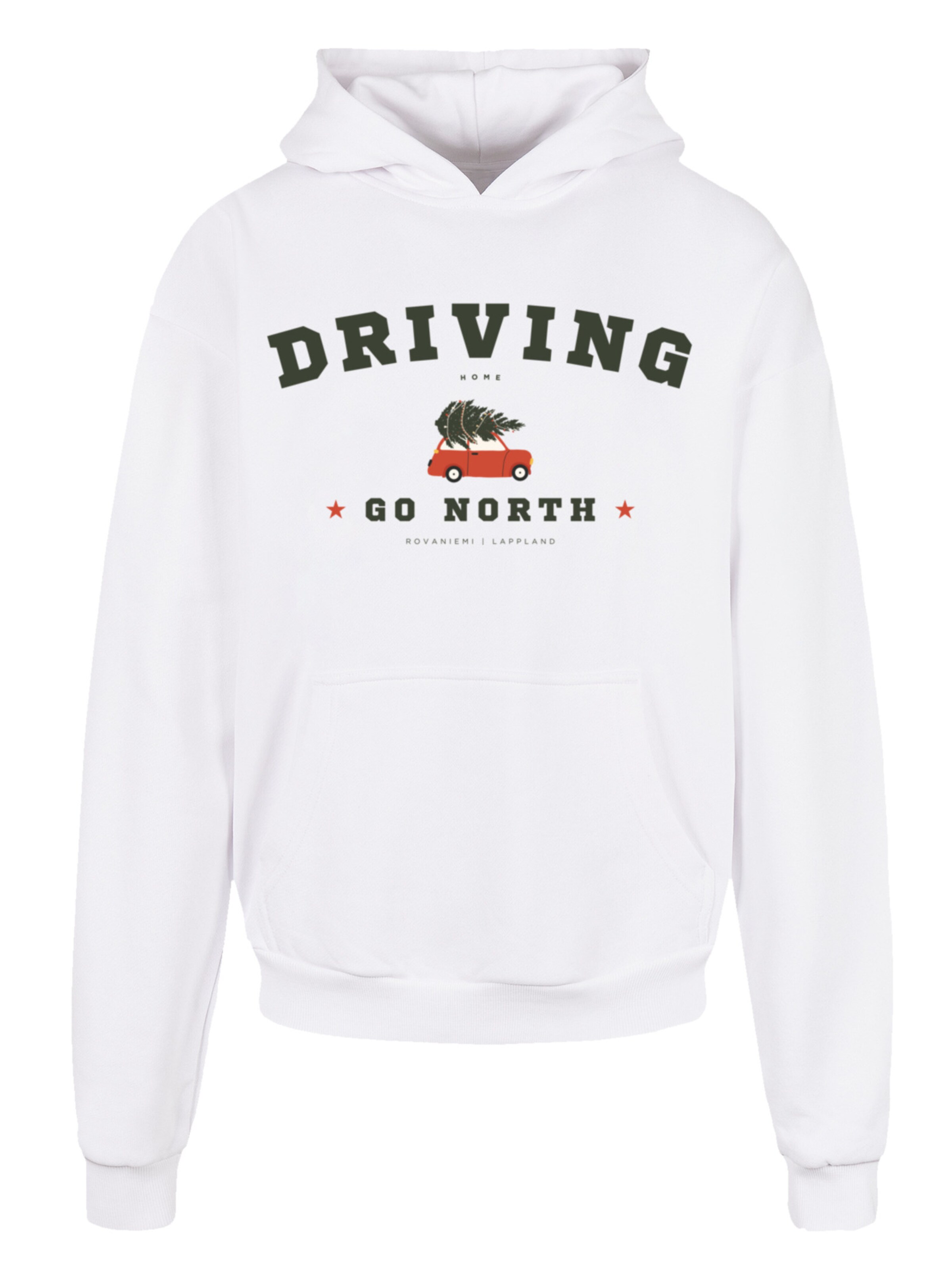 F4NT4STIC Sweatshirt in Wit: voorkant