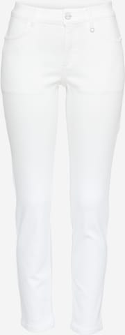 COMMA Slim fit Jeans in White: front