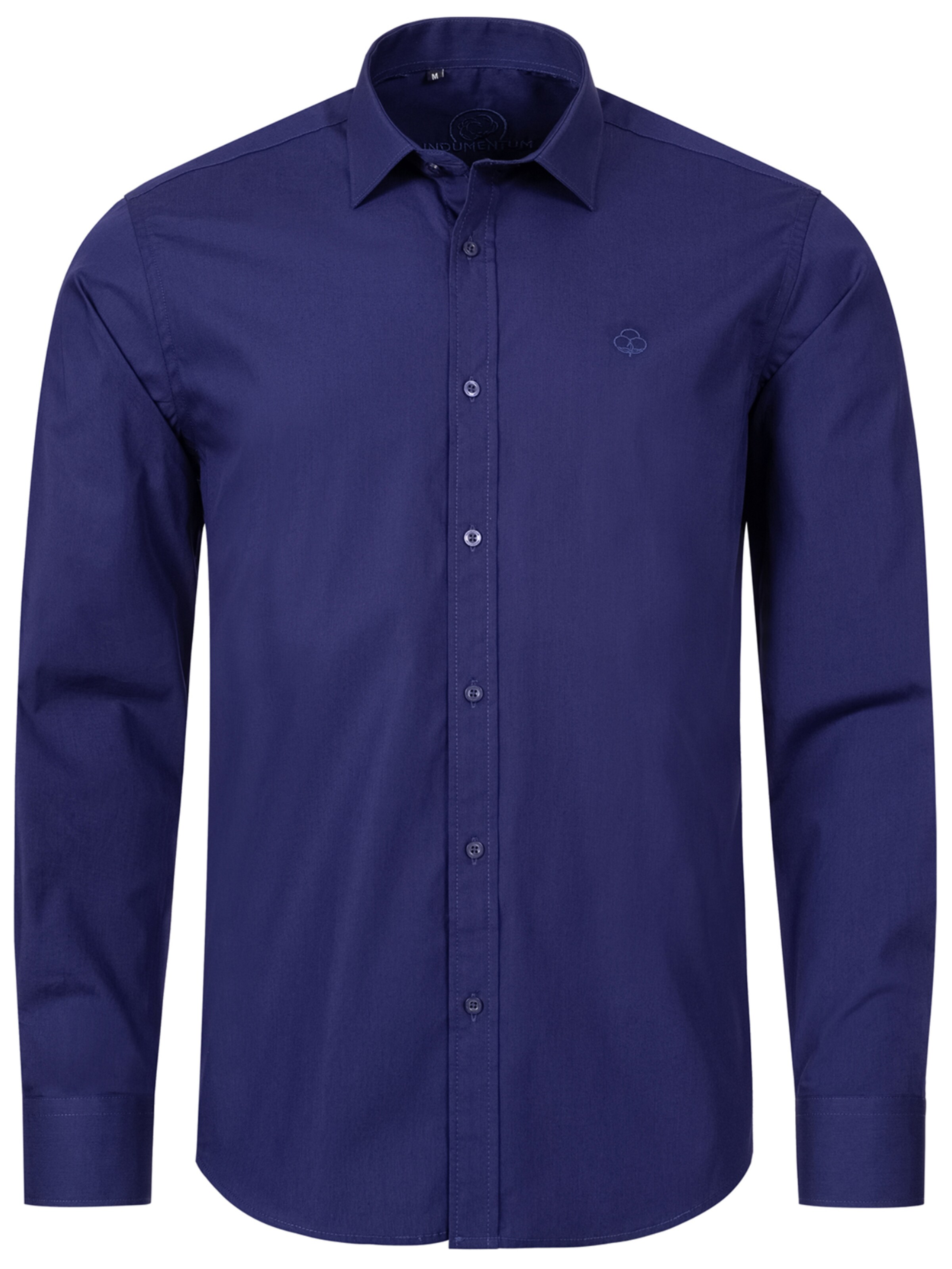 Indumentum Regular Fit Hemd in Blau: Vorderseite