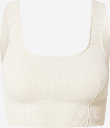 aim'n Bralette Sports Bra in White: front