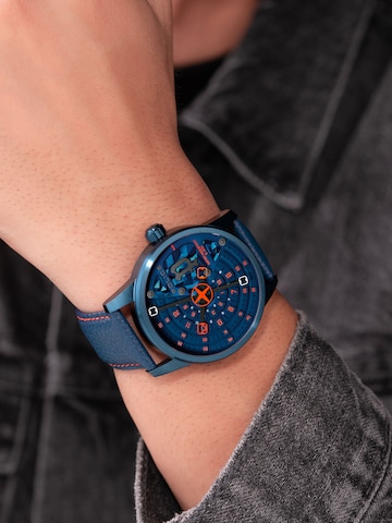 POLICE Analoog horloge 'AVONDALE' in Blauw