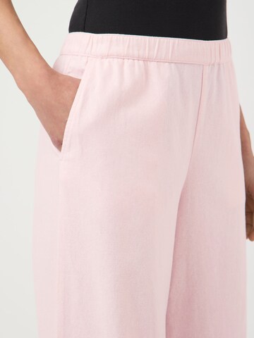 Wide leg Pantaloni di YAS in rosa