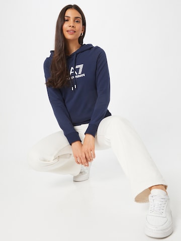 EA7 Emporio Armani Sweatshirt in Blauw