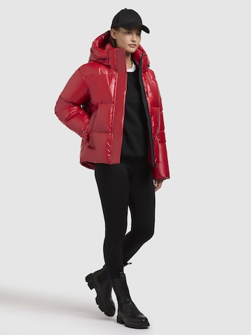 khujo Winterjas ' DEVINA SHINY ' in Rood
