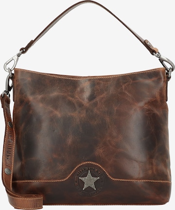 Billy the kid Handbag in Brown: front