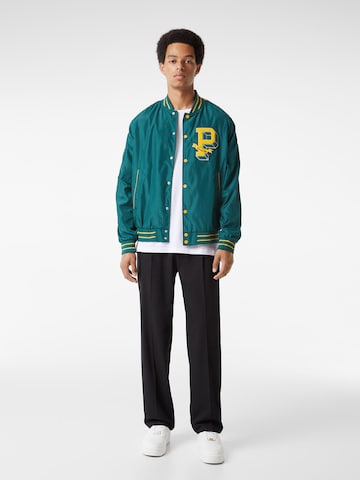 Bershka Between-Season Jacket in Green