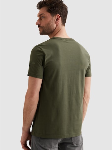 Maglietta 'T-shirt with artwork on the chest pocket' di PME Legend in verde